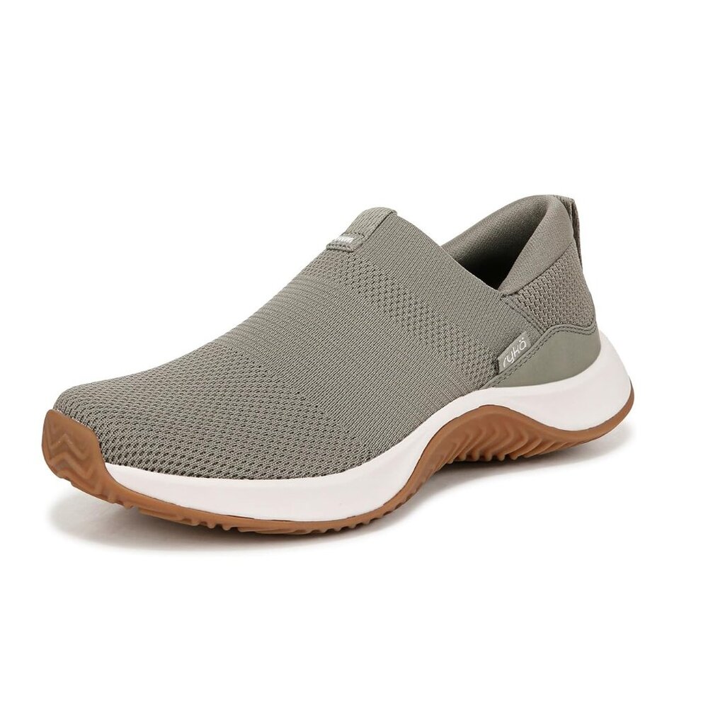 NWT Ryka Women's Encore Slip On Walking Sneakers Green Size 6.5 M $100 RY1897